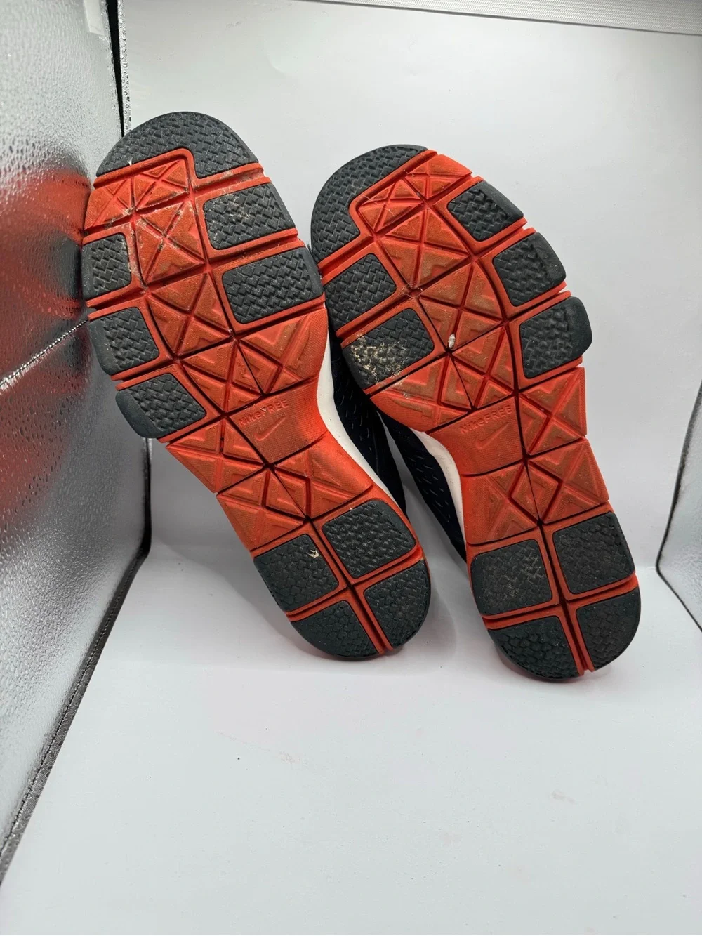 Nike Free TR Men’s Size 13 Navy White Red Training Athletic Shoes No Insoles